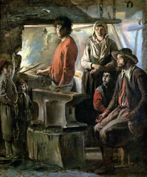 Die Schmiede, 1640